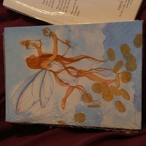 12 blank greeting cards, fairy, Prosperity by Sasha St John